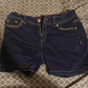 jean shorts, size 12. brand jordache.